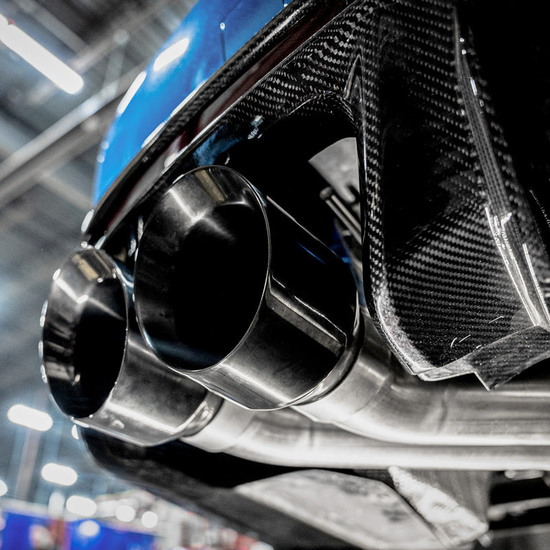Stainless Works 22-25 Cadillac CT5-V Blackwing Catback Exhaust - Black Chrome Tips-thumbmail-3