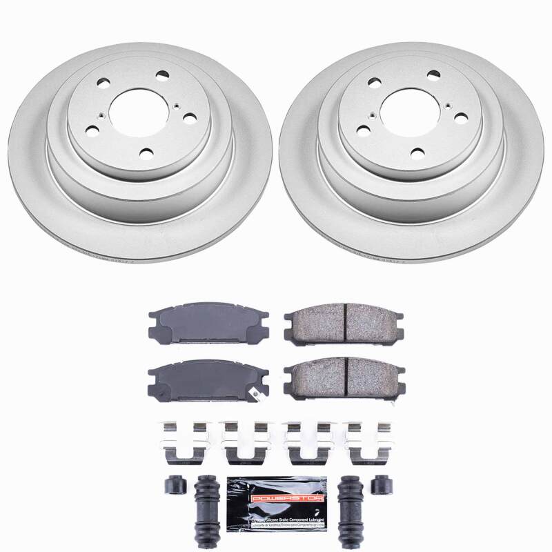 Power Stop 93-96 Subaru Impreza Rear Z23 Coated Brake Kit-thumbmail-1