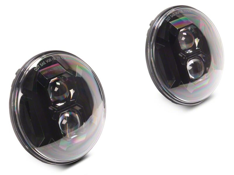 Raxiom 07-18 Jeep Wrangler JK Axial Series DB2 LED Headlights- Black Housing- Clear Lens-thumbmail-7