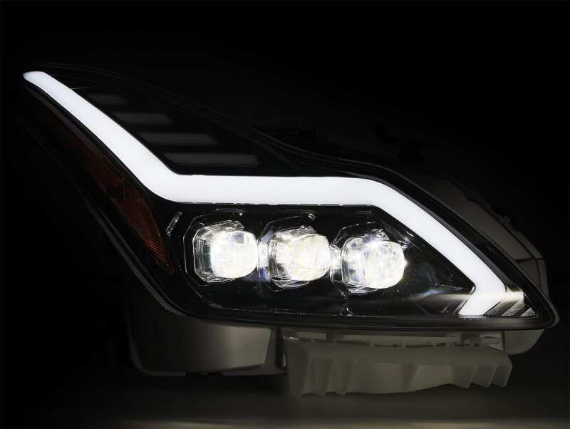AlphaRex 08-13 Infiniti G37 NOVA LED Proj Headlights Alpha Black w/Activ Light/Seq Signal/Switch DRL-thumbmail-5