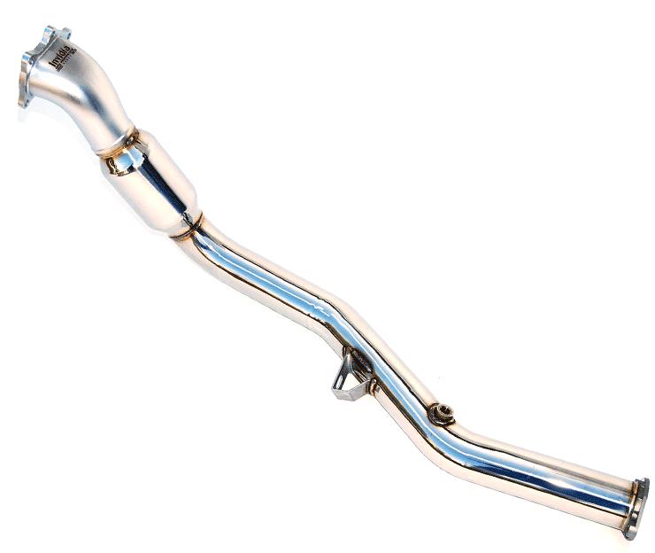 Invidia 02-07 WRX/STi Polished Divorced Waste Gate Downpipe with High Flow Cat-thumbmail-3