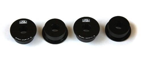 BLOX Racing Honda S2000 Steering Rack Rigid Bushing Kit - Black-thumbmail-2