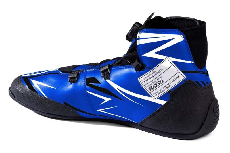 SPARCO K-Rapid Blue/White Kart Racing Shoes Size 42-thumbmail-2
