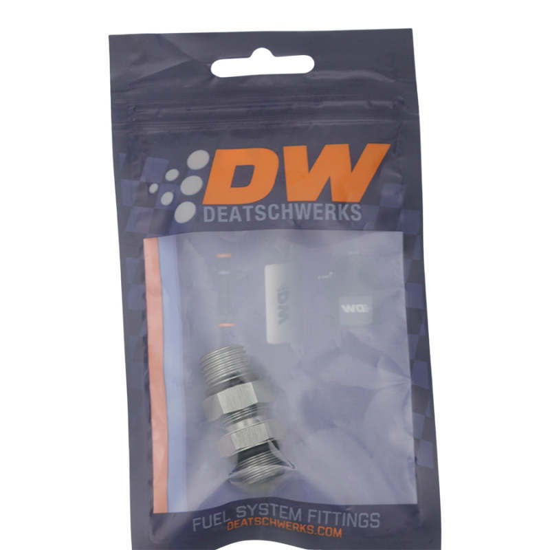 DeatschWerks 6AN ORB Male to 6AN ORB Male Swivel Adapter - Anodized DW Titanium-thumbmail-2