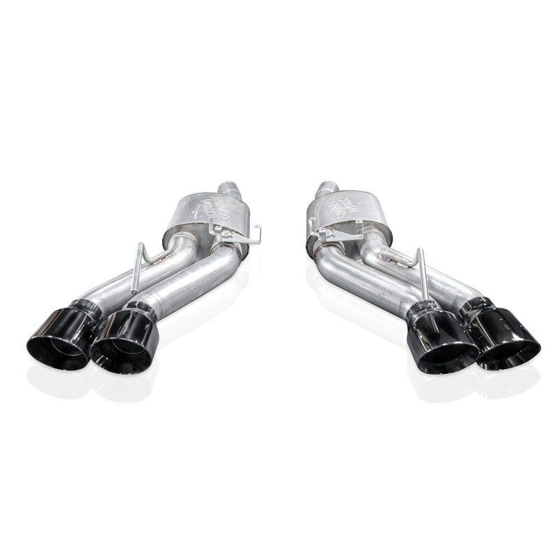 Stainless Works 22-25 Cadillac CT5-V Blackwing Axleback Exhaust - Black Chrome Tips-thumbmail-5