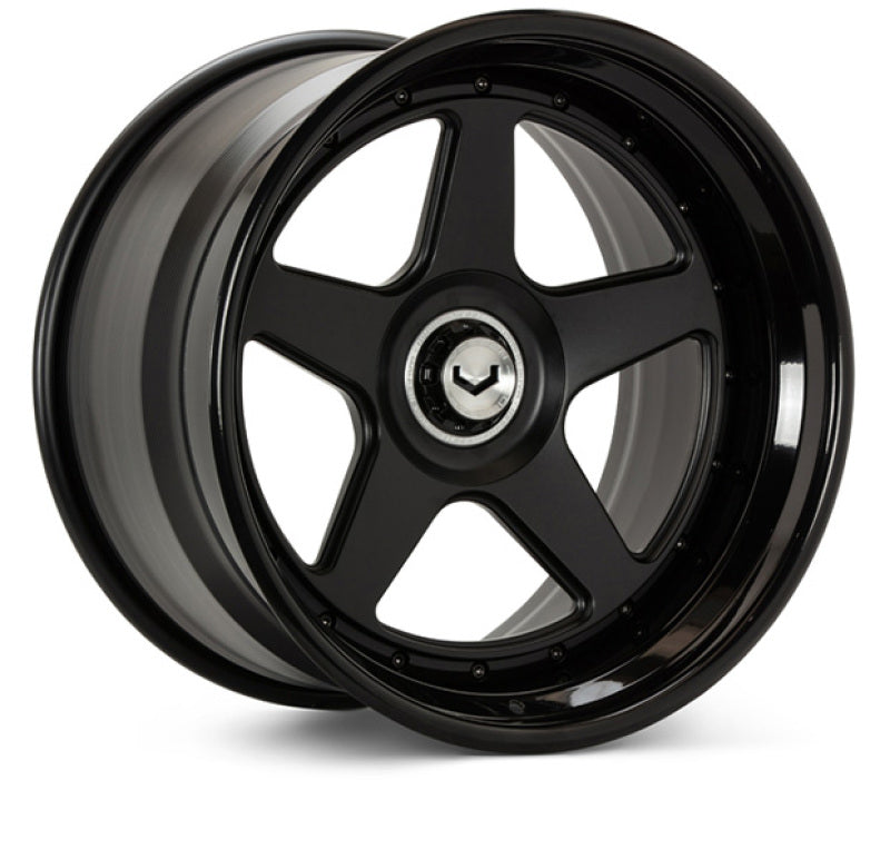 Vossen GEN-01 3pc - 21x13 - Cntr Lock - Satin Blk Cntr / Gloss Blk Out - Lamborghini Aventador Rear-thumbmail-1