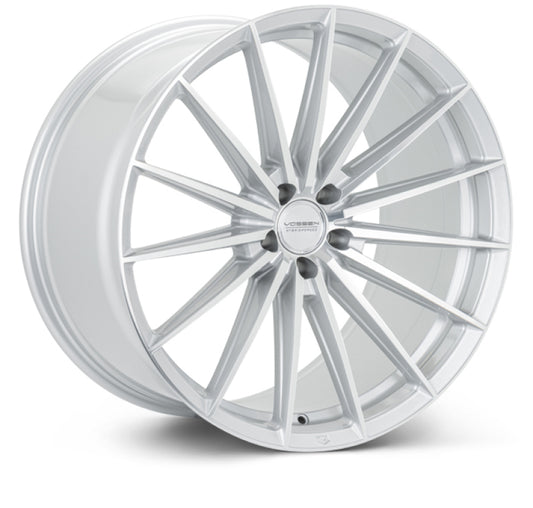 Vossen HFX-4 22x9 - 5x112 - ET32 - Flat - 66.5 - Silver Polished Wheel