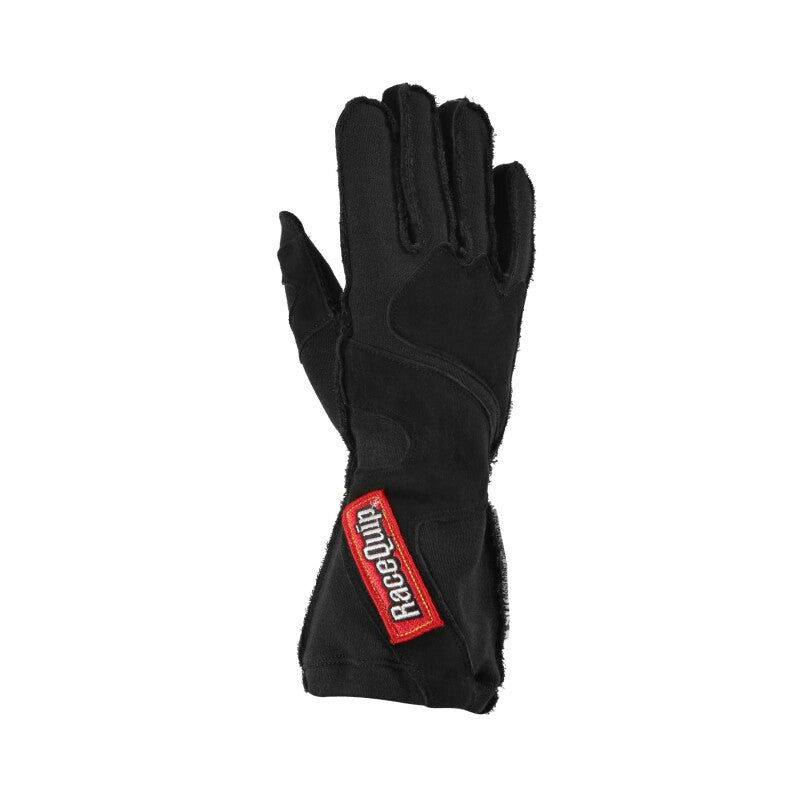 RaceQuip 356 Series 2 Layer Nomex Outseam Race Gloves SFI 3.3 / 5 All Black Large-thumbmail-5