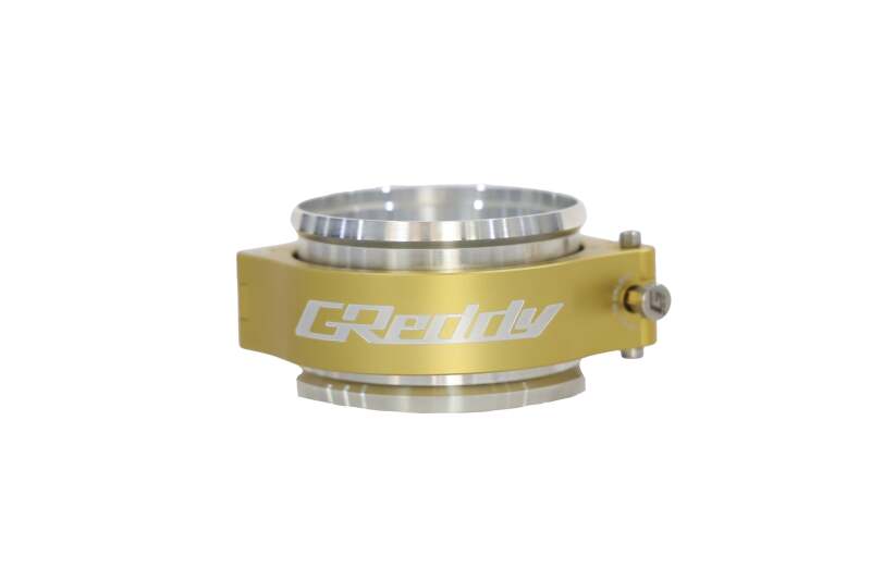 GReddy 3.0 Inch Gold Anodized Aluminum Boost Tube Clamp Set-thumbmail-2