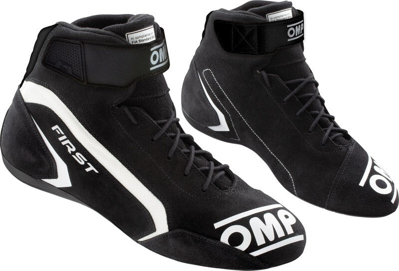 OMP FIRST SHOES FIA 8856-2018 NAVY BLUE / ORANGE SZ 44