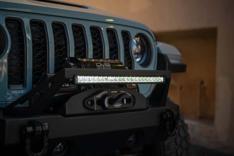 DV8 Offroad 20in Halo Elite Single Row Light Bar with Accent Light - White/Amber-thumbmail-17