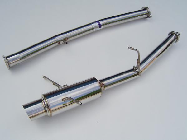 Invidia 02-07 WRX/STi 76mm N1 RACING Stainless Steel Tip Cat-back Exhaust-thumbmail-3