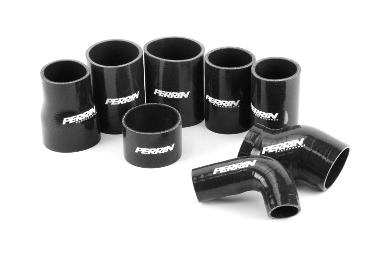 PERRIN 02-07 Subaru WRX/STI Front Mount Intercooler Boost Tube Kit - Red-thumbmail-2