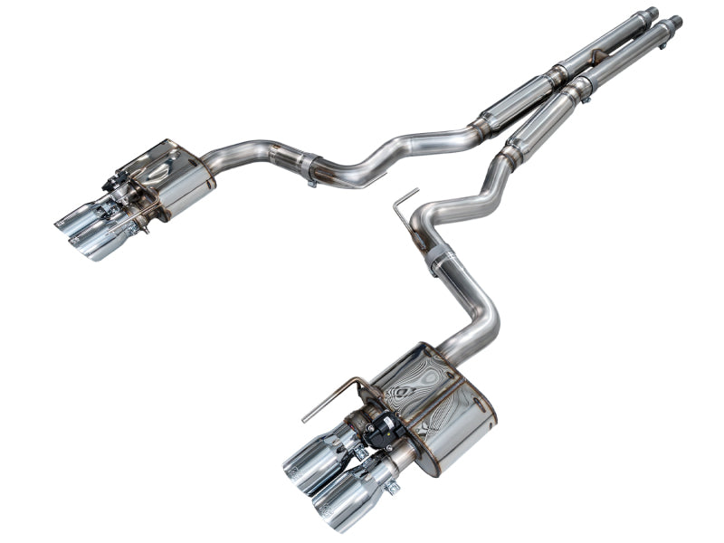 AWE 18-23 S550 Mustang GT SwitchPath Exhaust - Chrome Silver Tips-thumbmail-1