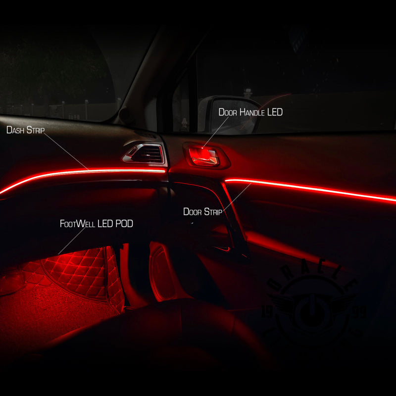 Oracle Lighting Dynamic Colorshift 18 Piece Universal Full LED Interior Dash Board Kit-thumbmail-12