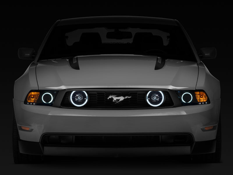 Raxiom 05-12 Ford Mustang GT LED Halo Fog Lights (Smoked)-thumbmail-9