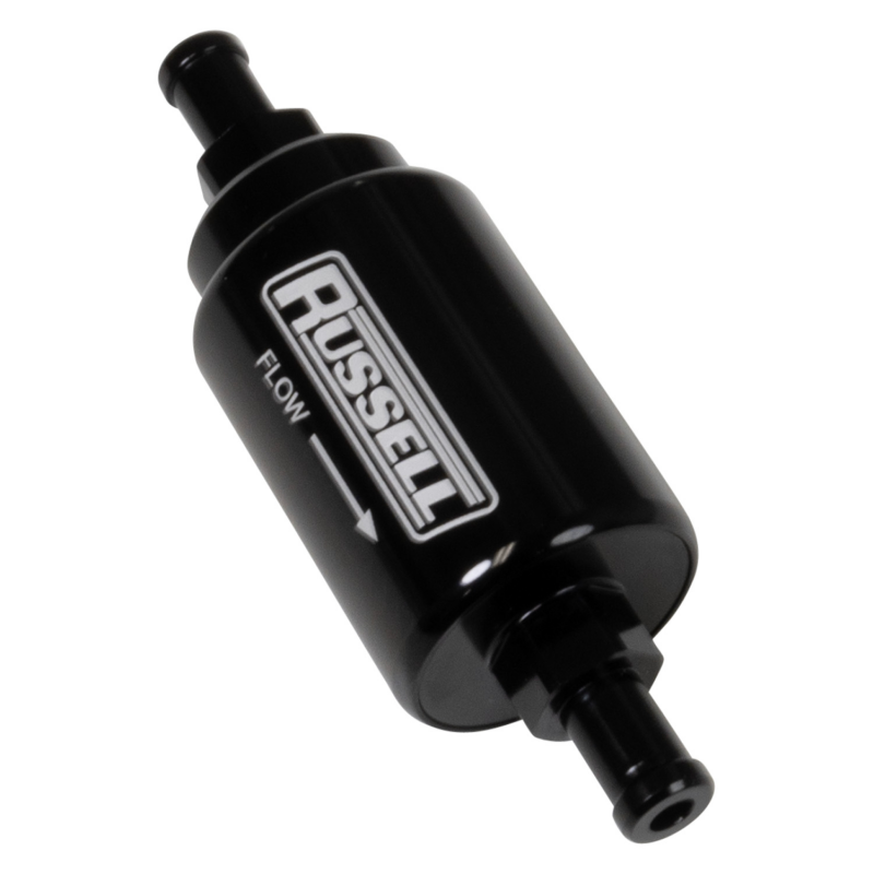 Russell 5/16 Male To 5/16 Male Barbed Fuel Check Valve - Black Anodized-thumbmail-1