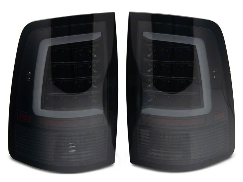 Raxiom 09-18 Dodge RAM 1500 Axial Series LED Tail Lights- Black Housing- Smoked Lens-thumbmail-6