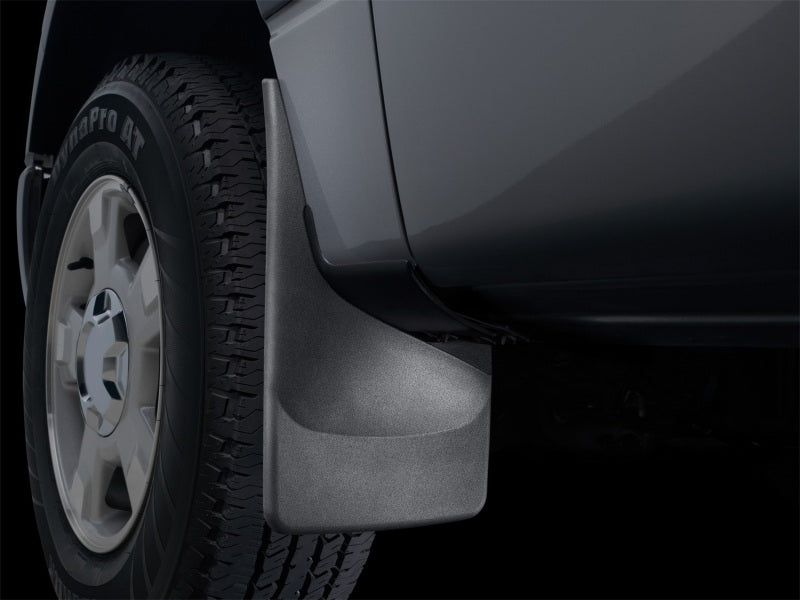 WeatherTech 04-12 Chevrolet Colorado No Drill Mudflaps - Black-thumbmail-1