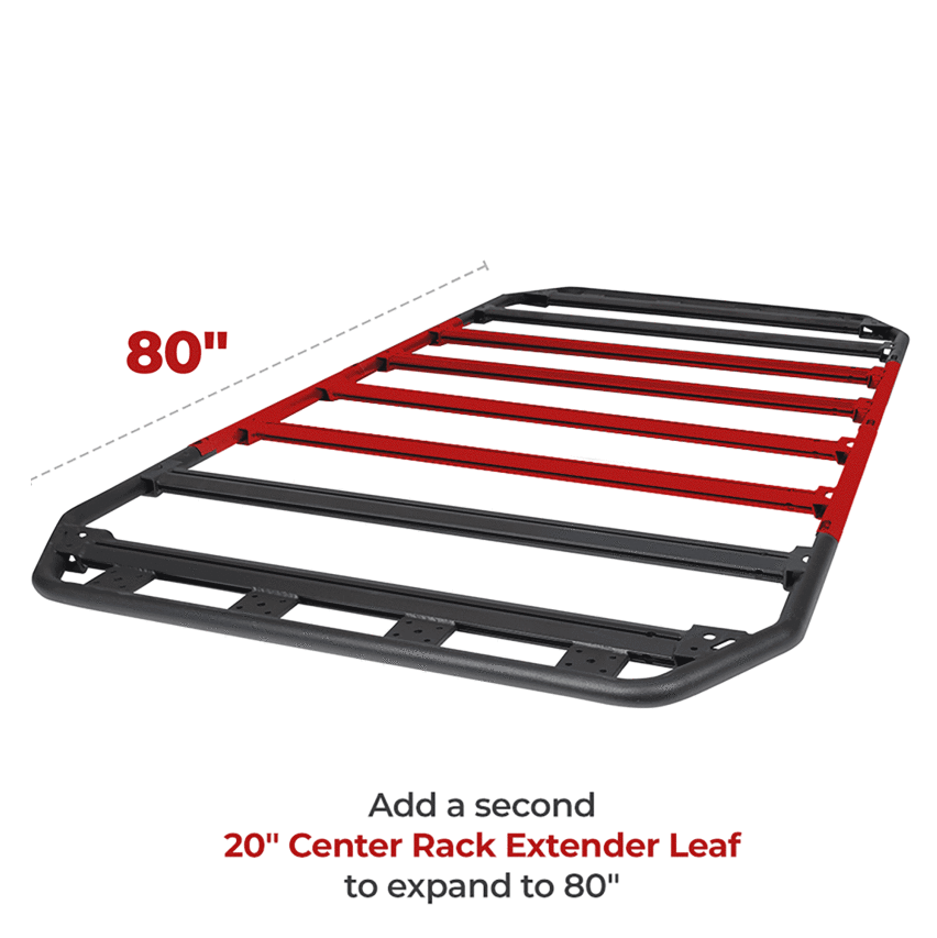 Go Rhino SRM300 Flat Platform Roof Rack 40in. L x 40in. W (Incl. Clamps)-thumbmail-5