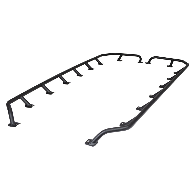 Go Rhino SRM300 Tri-Rail Kit (For 80x40in. Rack) - Tex. Blk (Rails ONLY - Req. Platform)-thumbmail-1