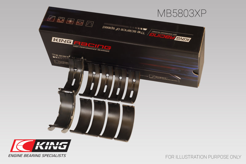 King Engine Bearings BMW S65B40A (Size +0.25mm) Main Bearing Set-thumbmail-3