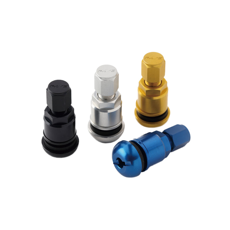Rays High Speed Air Control Valve Stem (Set of 4 + Valve Tool) - Black-thumbmail-1