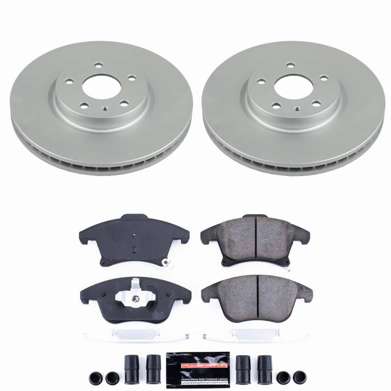 Power Stop 13-20 Ford Fusion Front Z23 Coated Brake Kit-thumbmail-1
