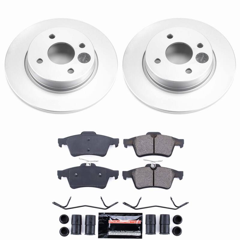 Power Stop 18-21 Ford EcoSport Rear Z23 Coated Brake Kit-thumbmail-1