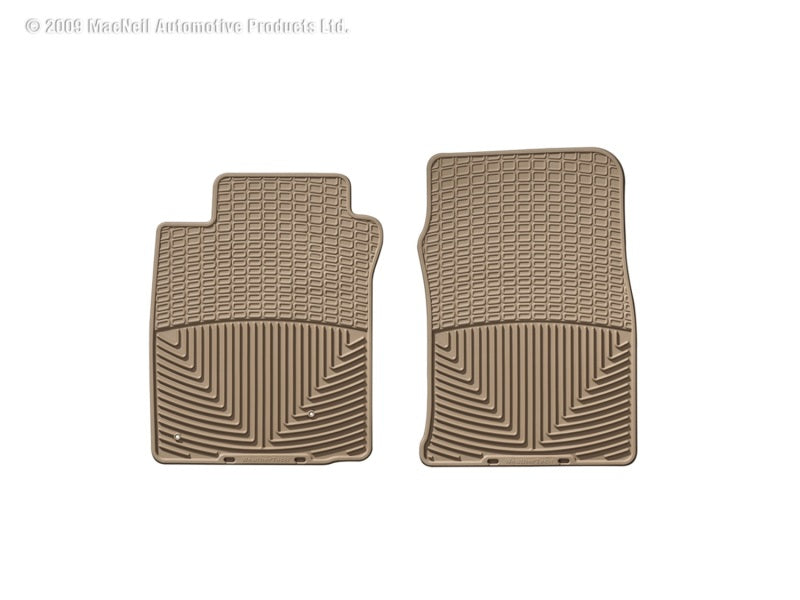 WeatherTech 00-05 Hyundai Accent Front Rubber Mats - Tan-thumbmail-2