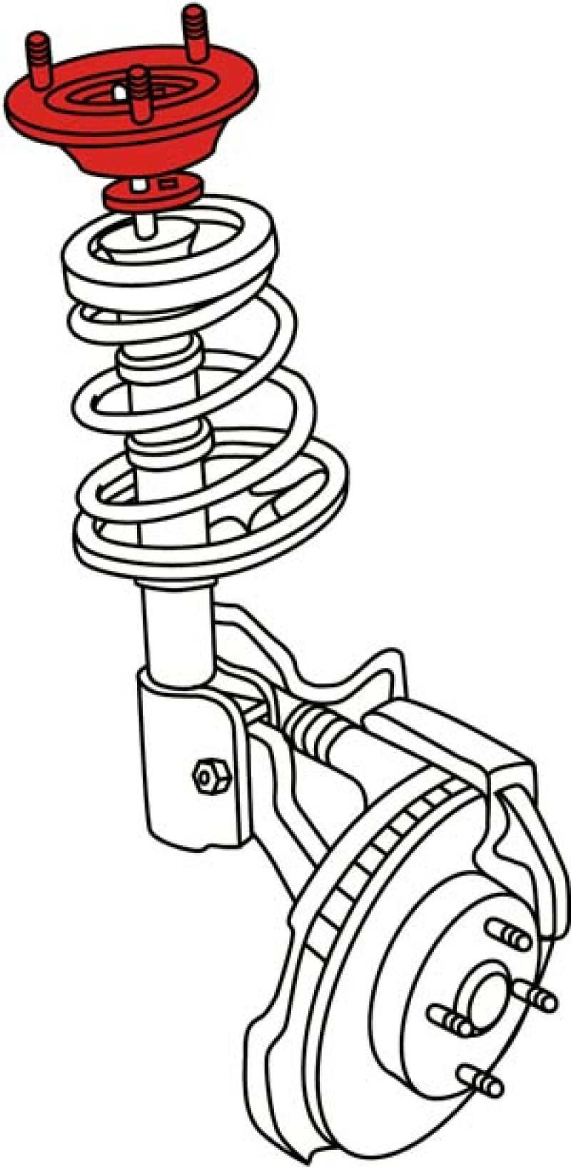 SPC Performance 00-10 Ford Focus Front Adjustable Strut Mount-thumbmail-2