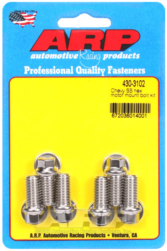 ARP Chevy SS Hex Motor Mount Bolt Kit
