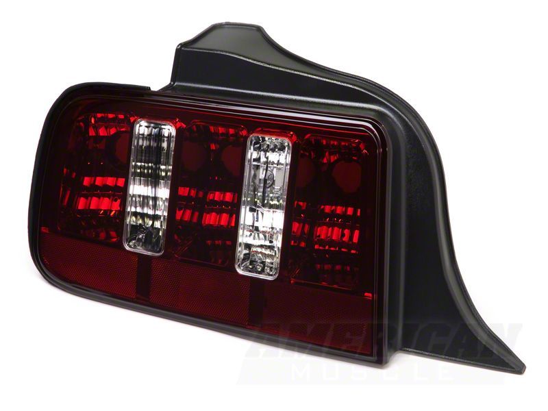 Raxiom 05-09 Ford Mustang Coyote Tail Lights- Blk Housing (Smoked Lens)