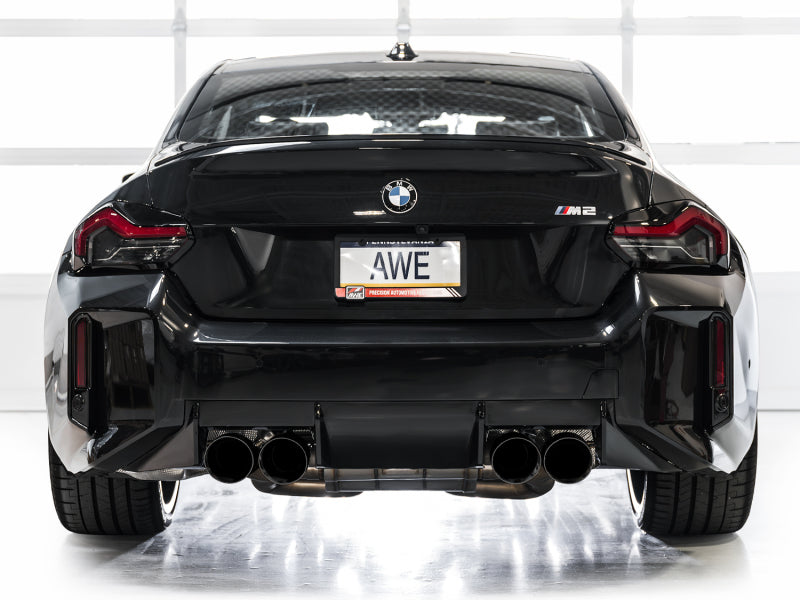 AWE Tuning 23-24 BMW G87 M2 Track Edition Exhaust - Diamond Black Tips-thumbmail-9