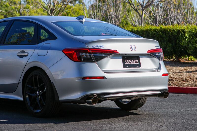 Remark 2022+ Honda Civic Sport Sedan (FE2) Catback Exhaust - Dual Stainless Steel Tips-thumbmail-2