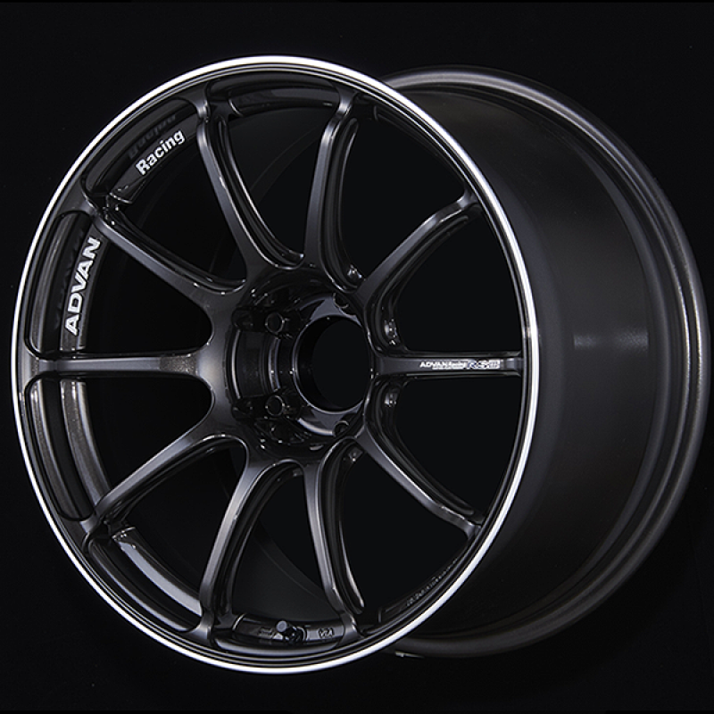 Advan RSIII 18x9.0 / +25 Offset / 5-114.3 / 73mm Bore / Black Gunmetallic & Ring-thumbmail-1