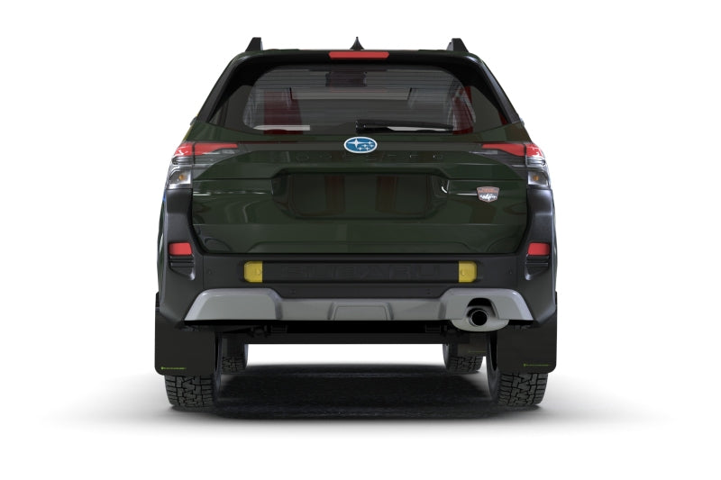 Rally Armor 2026 Subaru  Forester Wilderness Black UR Mud Flap w/Green Logo-thumbmail-2