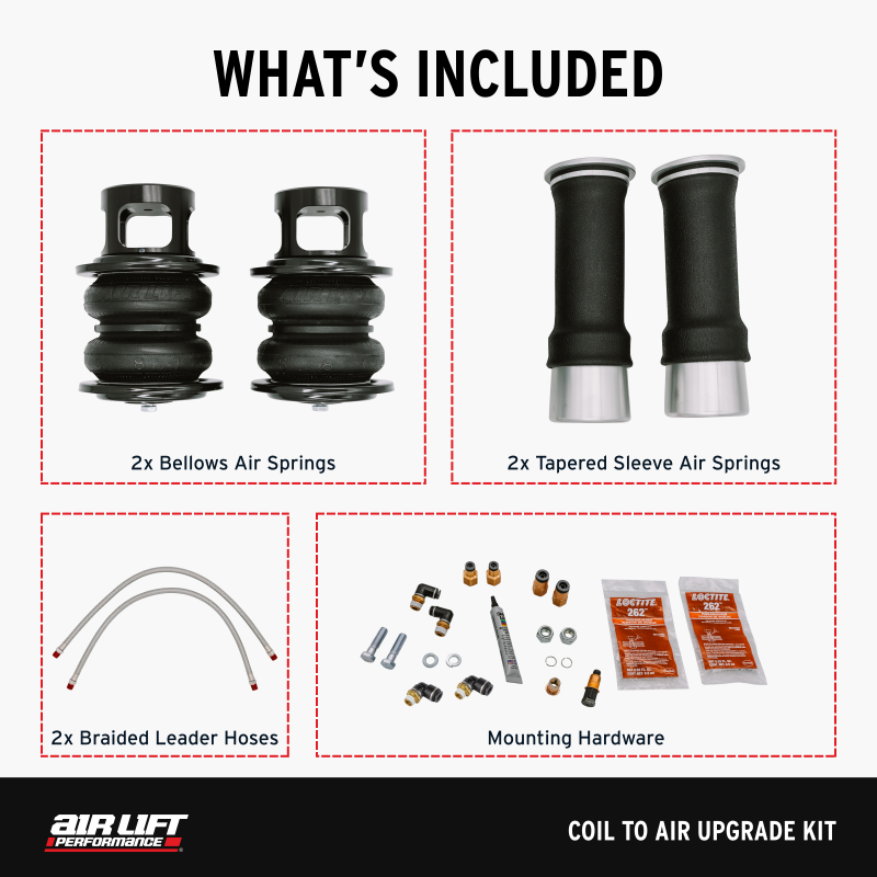 Air Lift 09-13 Infiniti G37 Sedan / 09-20 Nissan 370z Coil to Air Upgrade Kit-thumbmail-4