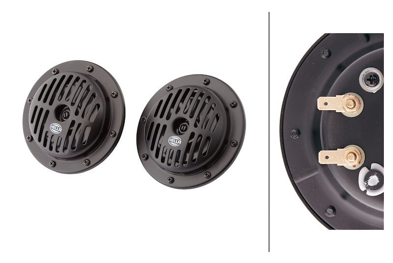 Hella Supertone Horn Kit 12V 310/380HZ HTone Black-thumbmail-7