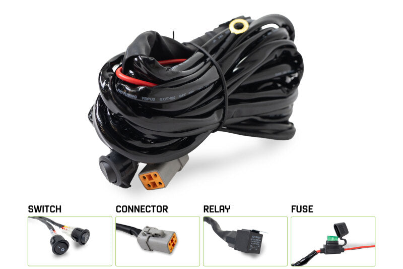 DV8 Offroad 40 AMP DTP 4-Pin Halo Light Harness-thumbmail-10