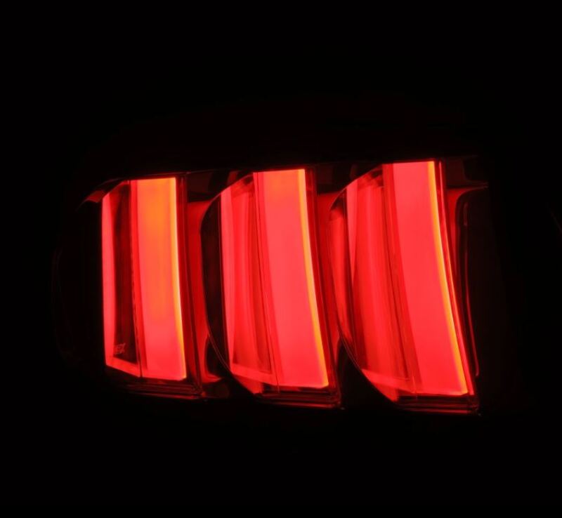 AlphaRex 15-23 Ford Mustang NOVA-Series Prismatic LED Tail Lights Black-Clear-thumbmail-6