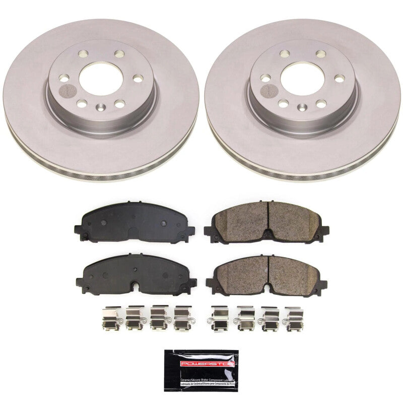 Power Stop 21-22 Chevrolet Colorado Front Z17 Coated Brake Kit-thumbmail-1