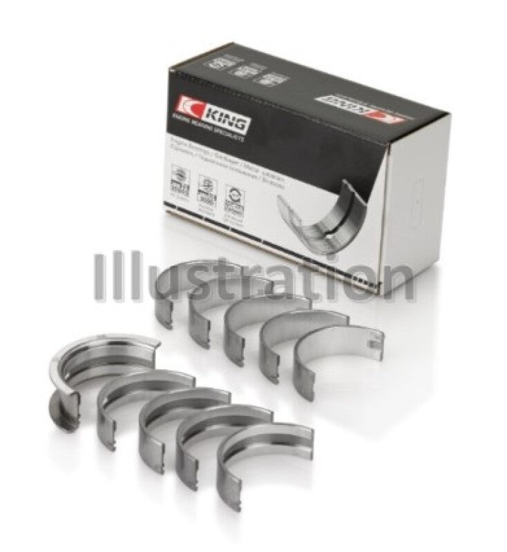 King Engine Bearings Audi/VW Ck/Cy/Ha/Jk/Ky/Rp/Zf/Aeb (Size +0.50mm) Main Bearing Set-thumbmail-1