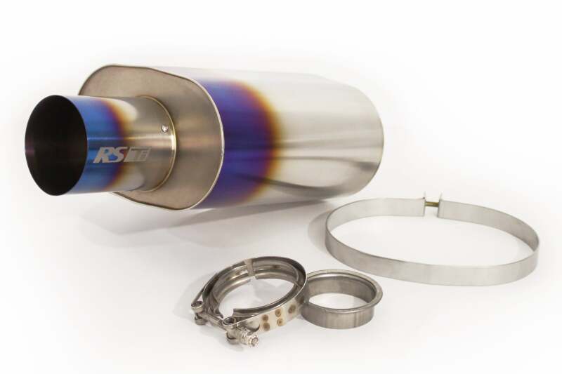 GReddy Universal 3.0in RS-Ti Oval Titanium Muffler-thumbmail-2