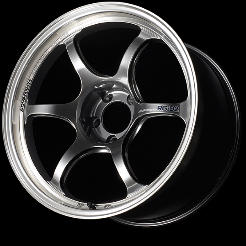 Advan RG-D2 16x6.5 / +35 Offset / 4-98 / 58mm Bore / Machining & Racing Hyper Black-thumbmail-1