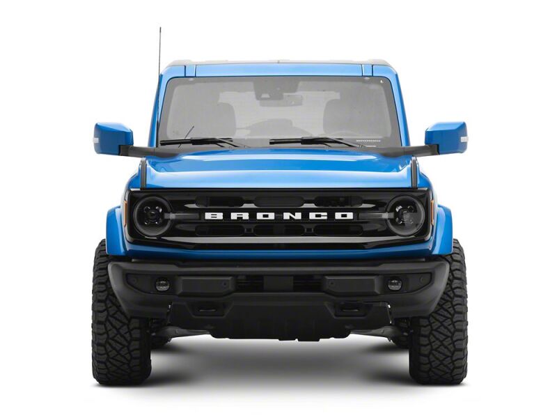 Raxiom 21-26 Ford Bronco LED Halo Headlights with White Backlight- Black Housing- Clear Lens-thumbmail-12