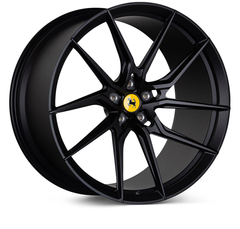 Vossen x Novitec NF8 21x9 ET:35 Satin Black Ferrari 488 / F8 Front Wheel-thumbmail-1