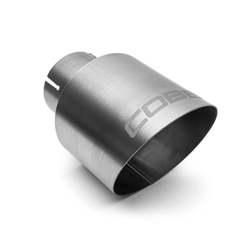 Cobb Volkswagen GTI MK7/MK7.5/MK8 Brushed Titanium Tip Kit-thumbmail-6