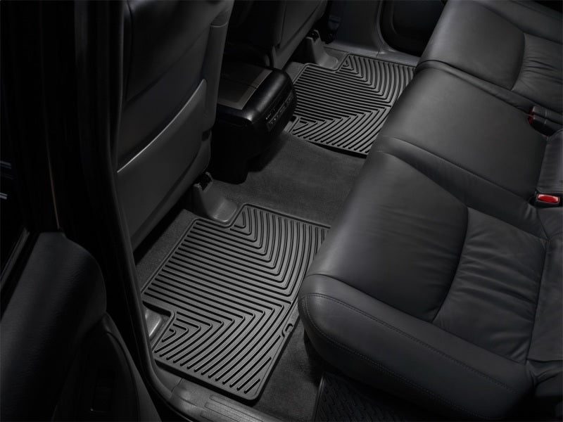WeatherTech 05-13 Toyota Tacoma Crew Cab Rear Rubber Mats - Black-thumbmail-3