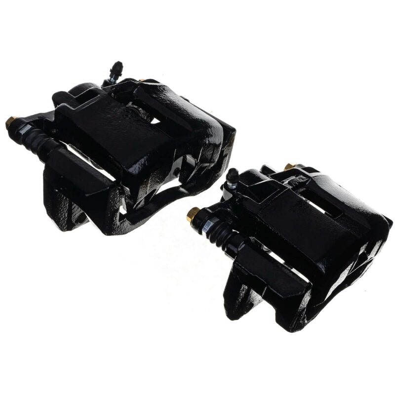 Power Stop 01-03 Acura CL Front Black Caliper - Pair w/Bracket-thumbmail-7